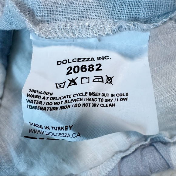 Women Light Gray Floral 100% Linen Hoodie Open Jacket - Picture 7 of 7